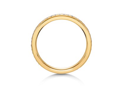 Eheringe Destiny in 14K Gelbgold mit Diamanten 0,40ct G/SI