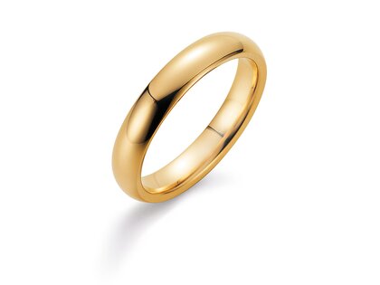 Eheringe Destiny in 14K Gelbgold mit Diamanten 0,40ct G/SI