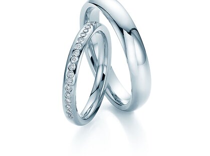 Eheringe Destiny in Platin