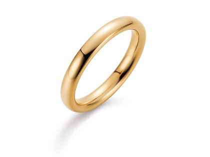 Eheringe Diamond Star in 14K Gelbgold mit Diamant 0,15ct G/SI