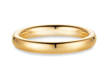 Eheringe Diamond Star in 14K Gelbgold mit Diamant 0,15ct G/SI