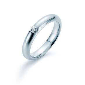Eheringe Embrace in Platin 950/- mit Diamant 0,05ct G/SI