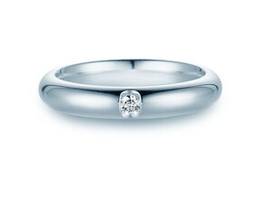 Eheringe Embrace in Platin 950/- mit Diamant 0,05ct G/SI