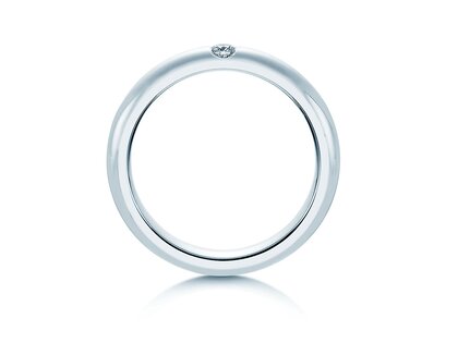 Eheringe Embrace in Platin 950/- mit Diamant 0,05ct G/SI