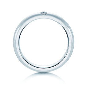 Eheringe Embrace in Platin 950/- mit Diamant 0,05ct G/SI