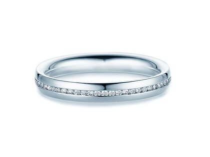 Eheringe Faith! in Platin 950/- mit Diamanten 0,20ct G/SI