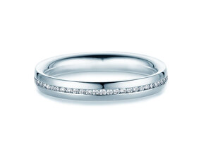 Eheringe Faith! in Platin 950/- mit Diamanten 0,20ct G/SI