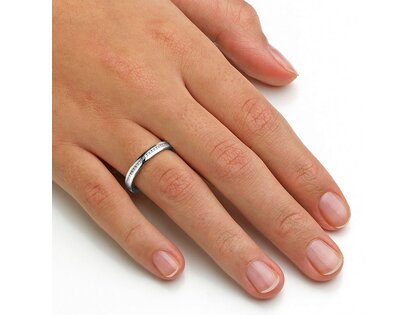 Eheringe Faith! in Platin 950/- mit Diamanten 0,20ct G/SI