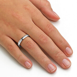 Eheringe Faith! in Platin 950/- mit Diamanten 0,20ct G/SI