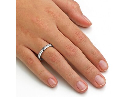 Eheringe Faith! in Platin 950/- mit Diamanten 0,30ct G/SI