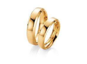 Eheringe Gravity in 14K Gelbgold poliert