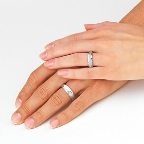 Eheringe Heartbeat in Platin