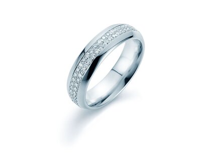 Eheringe Heartbeat in Platin