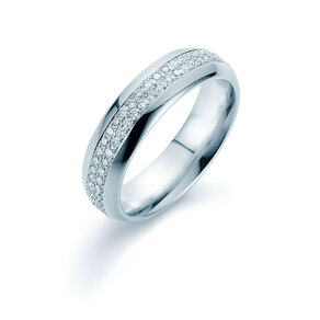 Eheringe Heartbeat in Platin