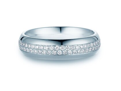Eheringe Heartbeat in Platin