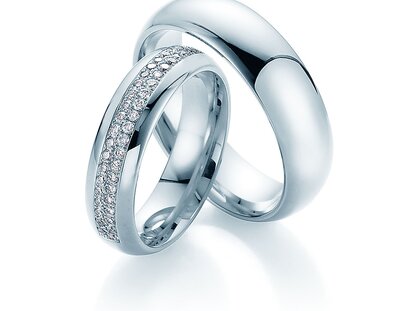 Eheringe Heartbeat in Platin