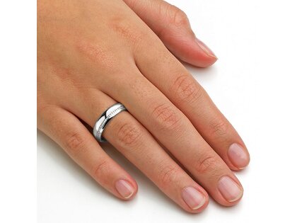 Eheringe Impulse in Platin 950/- mit Diamanten 0,33ct G/SI