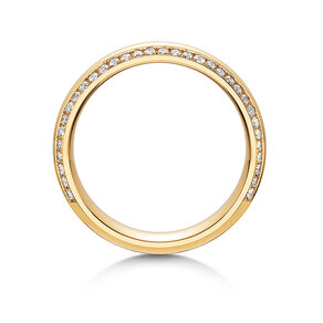 Eheringe Life Lines in 14K Gelbgold mit Diamanten 0,50ct G/SI