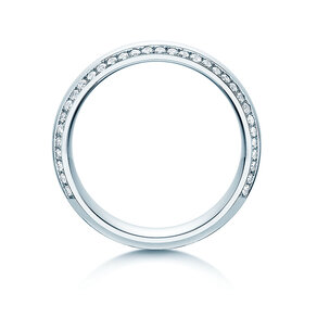 Eheringe Life Lines in Platin 950/- mit Diamanten 0,50ct G/SI