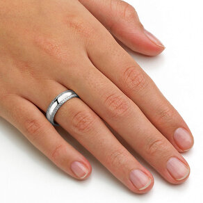 Eheringe Life Lines in Platin 950/- mit Diamanten 0,50ct G/SI