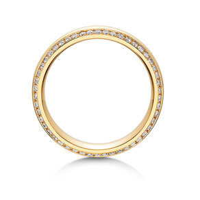 Eheringe Life Lines in 18K Gelbgold mit Diamanten 0,75ct G/SI