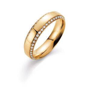 Eheringe Love Life in 14K Gelbgold mit Diamanten 0,30ct G/SI