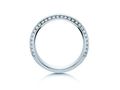 Eheringe Love Life in Platin 950/- mit Diamanten 0,30ct G/SI