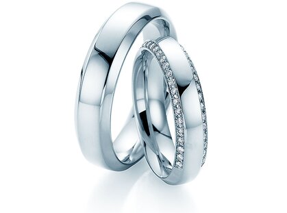 Eheringe Love Life in Platin