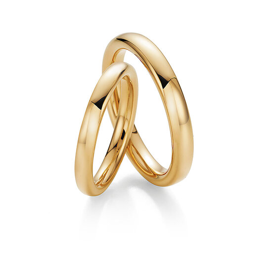 Eheringe Magic Touch in 14K Gelbgold poliert