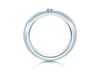 Eheringe Sky High in Platin 950/- mit Diamant 0,10ct G/SI