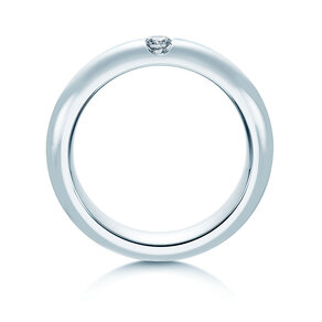 Eheringe Sky High in Platin 950/- mit Diamant 0,10ct G/SI