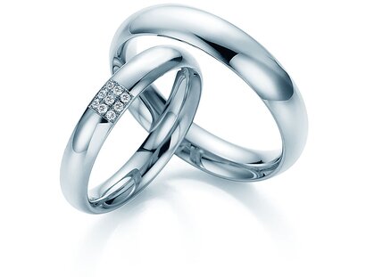 Eheringe Unity in Platin