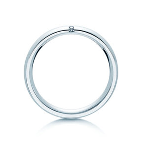 Eheringe With You in Platin 950/- mit Diamanten 0,035ct G/SI