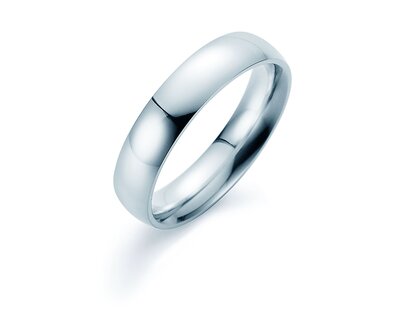 Eheringe With You in Platin 950/- mit Diamanten 0,035ct G/SI