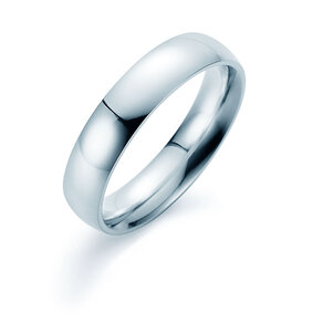 Eheringe With You in Platin 950/- mit Diamanten 0,035ct G/SI