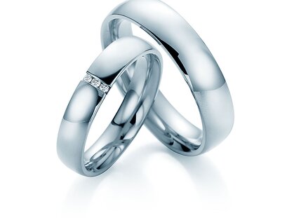 Eheringe With You in Platin